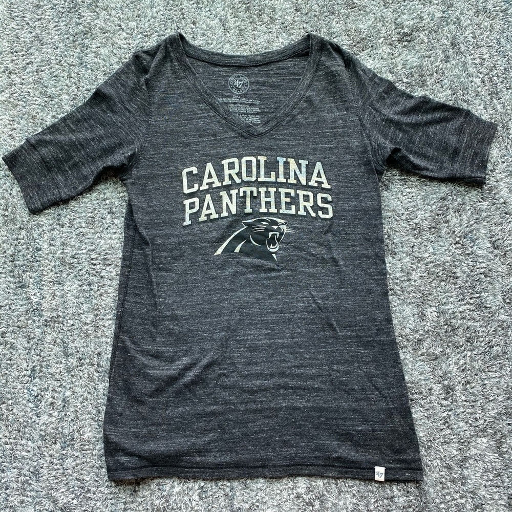Women’s Carolina Panthers V-neck Top